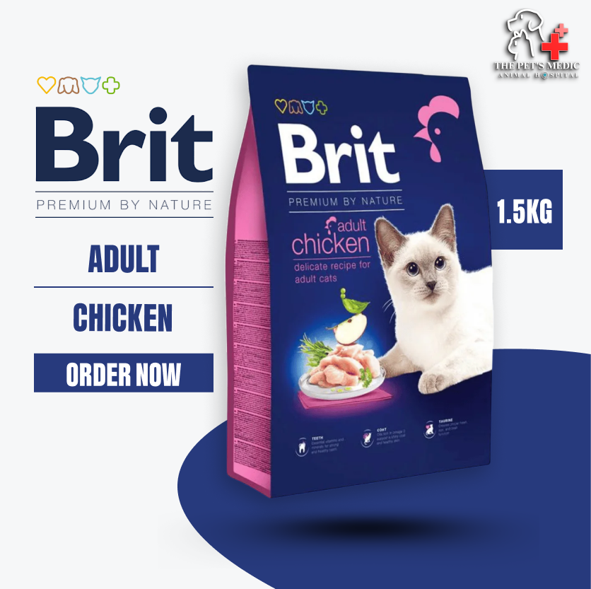 Brit Adult Cat Food- Chicken Flavor