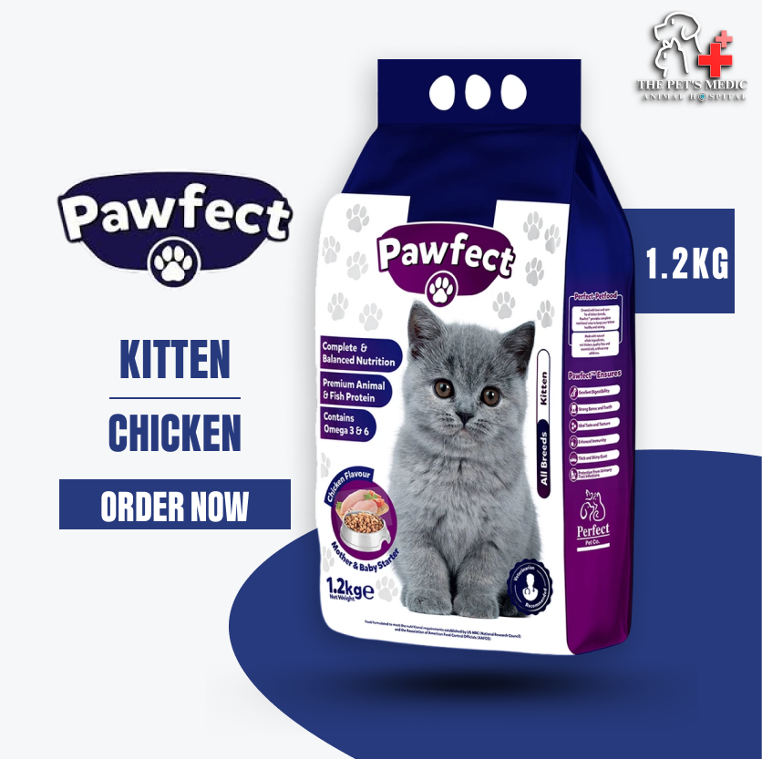 Pawfect Kitten Food- Chicken Flavor
