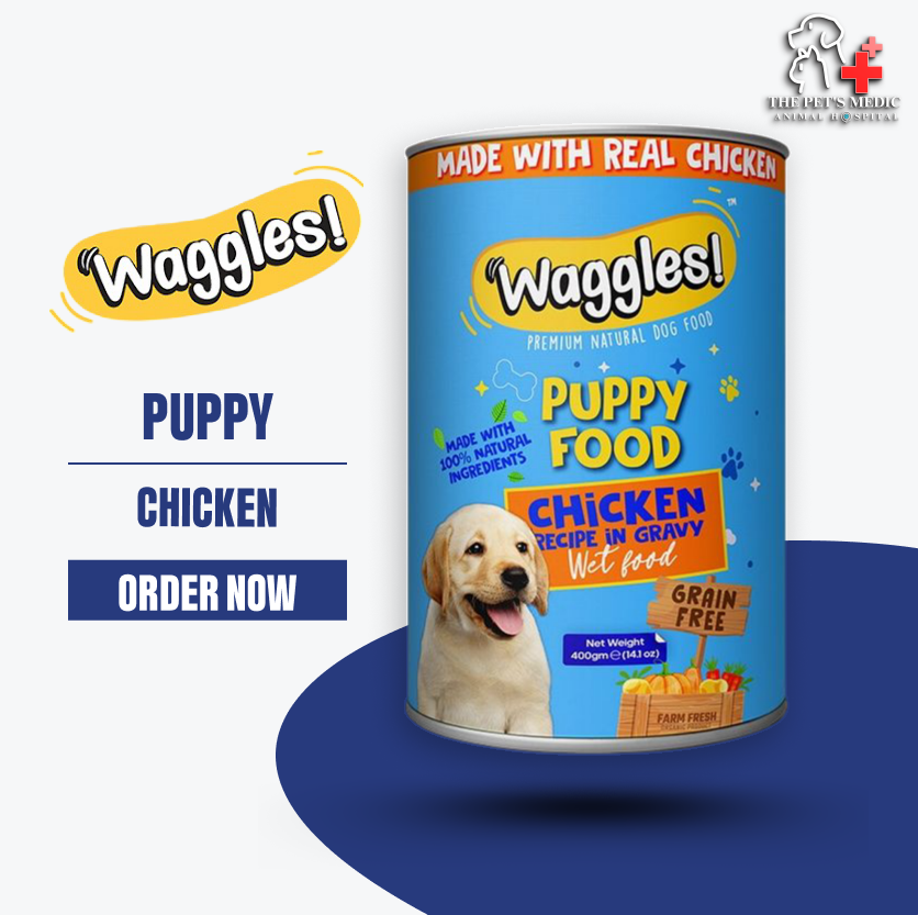 Waggles Puppy Food-Chicken