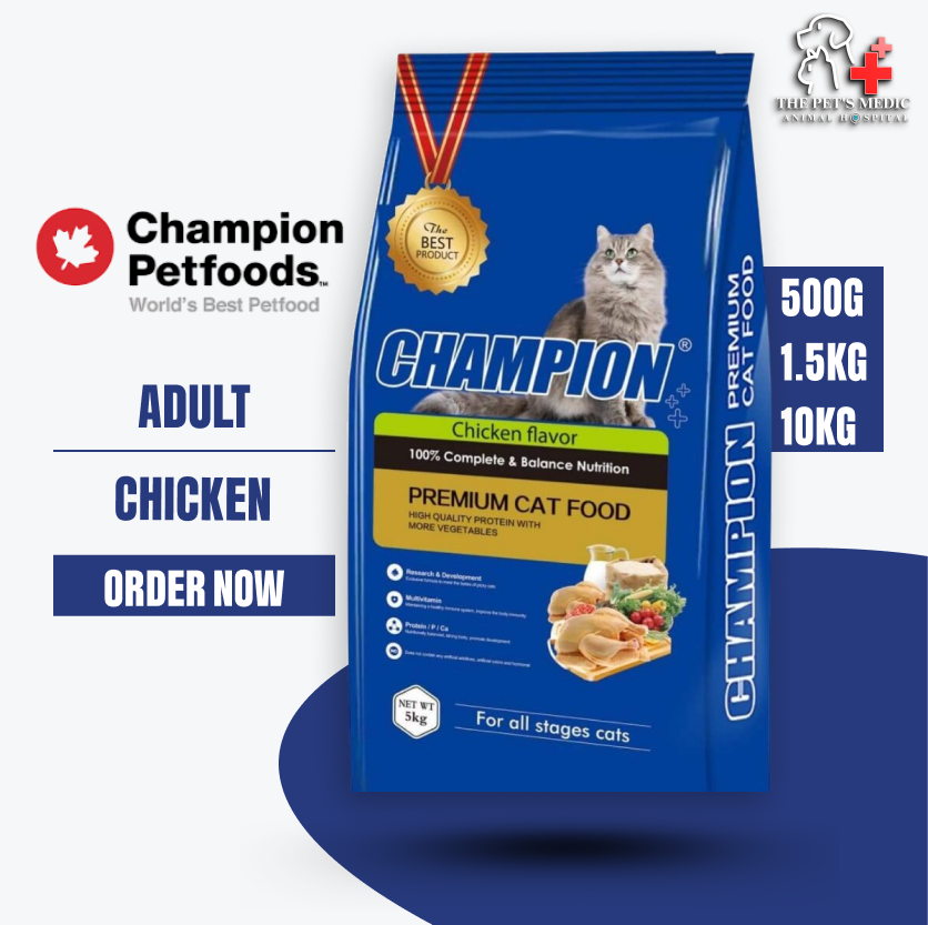 Champion Adult Cat Food- Chicken Flavor