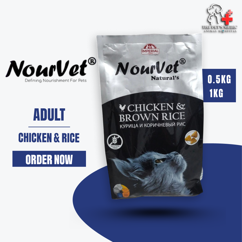 Nourvet Cat Food- Chicken &amp; Rice Flavor