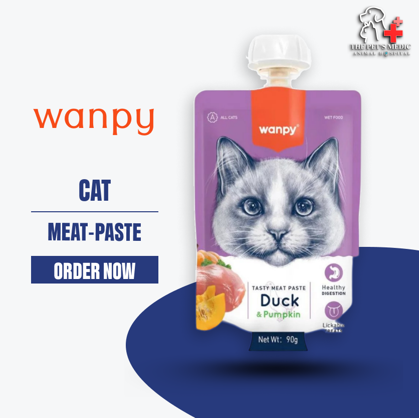 Wanpy Cat Meat-Paste Duck &amp; Pumpkin Flavour