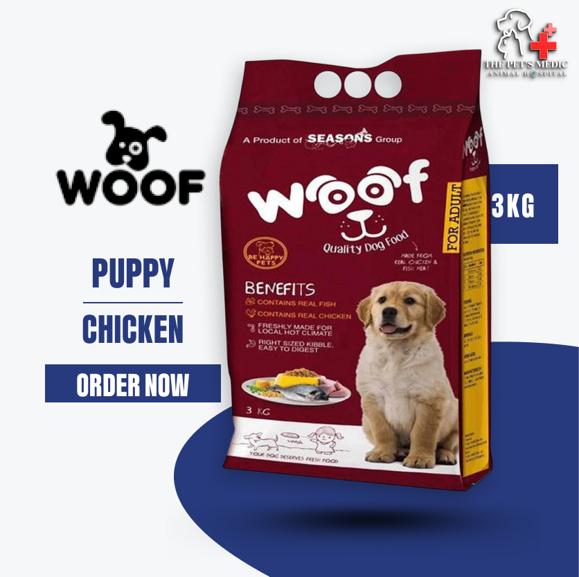 Woof Puppy Food- Chicken Flavor