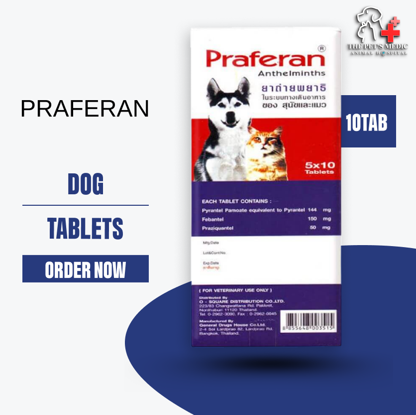 Praferan Adult Dog &amp; Cat Tablets