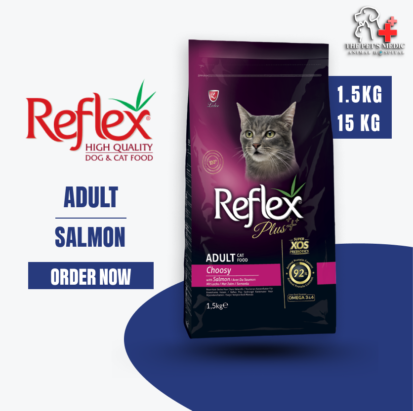 Reflex Plus Adult Cat Food - Salmon Flavor