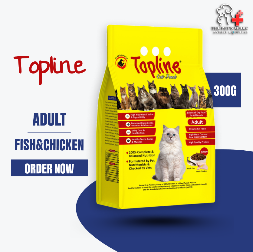 Topline Adult Cat Food- Fish &amp; Chicken